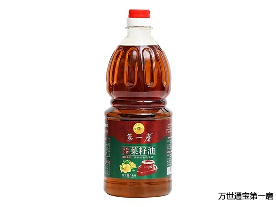 石坊小榨菜籽油1.6L